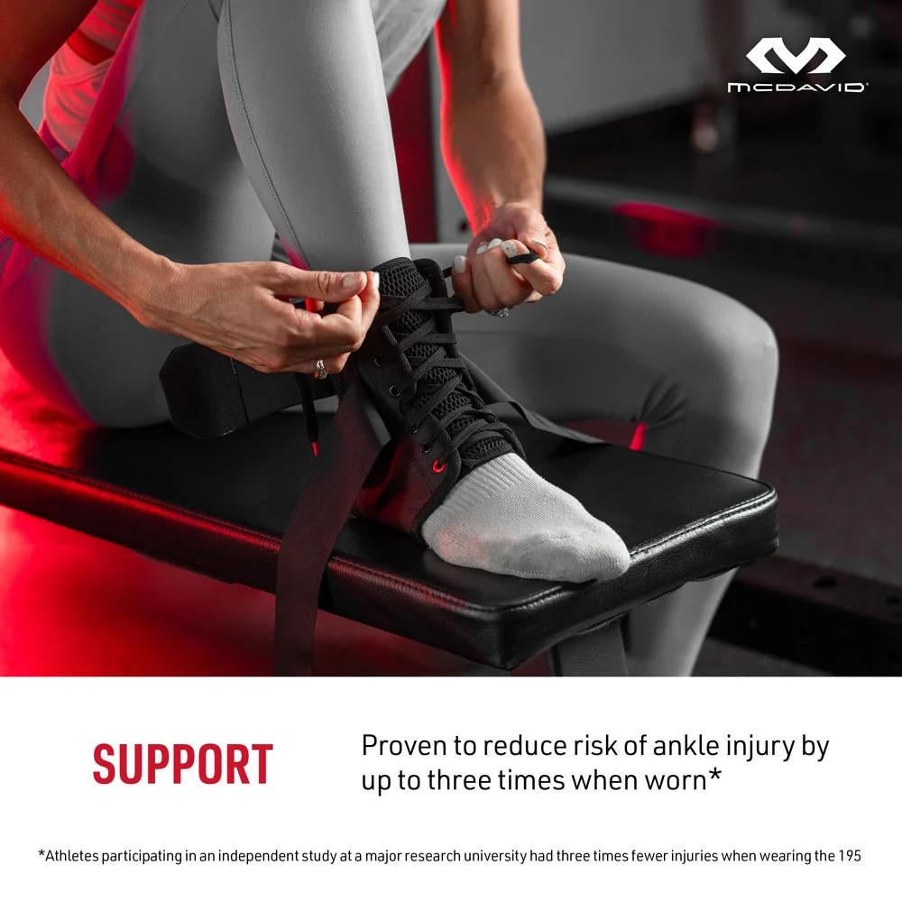 Lace-Up Ankle Support Brace With Straps [195] - Image 17