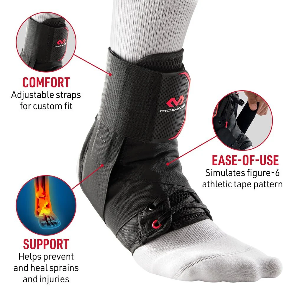 Lace-Up Ankle Support Brace With Straps [195] - Image 6